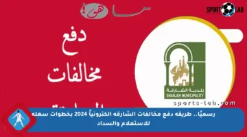 رسميًا.. طريقة دفع مخالفات الشارقة إلكترونياً 2024 بخطوات سهلة للاستعلام والسداد